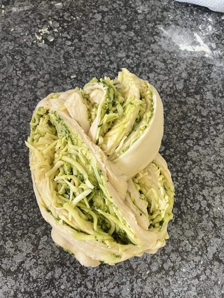 Cheese and Pesto Twist Bread, step 14